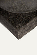 Terrazzo Cangkir Pot + Base  "Black on Black Stone" - Price Update