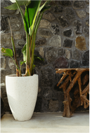 MEDIUM Half barrel terrazzo pot
 
 *custom color option