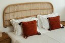 Rattan headboard