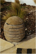Andesite stone carved lamp - XL - 90cm