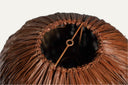 Natural grass lampshade