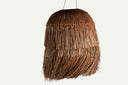 Natural grass lampshade