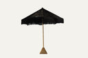 Teakwood Umbrella 2.5 m fabric, with concrete teak base