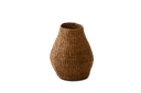 Natural grass vase, asymetric neck