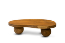 Suar coffee table with sphere legs

Natural finish