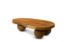 Suar coffee table with sphere legs

Natural finish