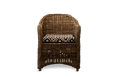 Rattan chair - natural, with cushion