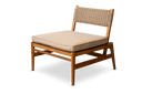 Chair with a frame made of teak and synthetic rattan
 - with pillow 50*50
 
 *custom fabric and color option