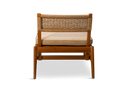 Chair with a frame made of teak and synthetic rattan
 - with pillow 50*50
 
 *custom fabric and color option
