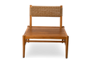 Chair with a frame made of teak and synthetic rattan
 - with pillow 50*50
 
 *custom fabric and color option