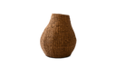 Natural grass vase, asymetric neck