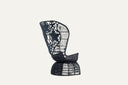 Queen Chair Metal frame, with rope with cushion