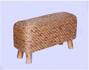 Water hyacinth bench