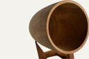 Teak Champaign Stand + Pot