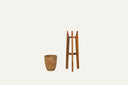 Teak Champaign Stand + Pot