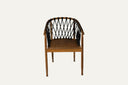 Teak dining armchair with rope - PRICE UPDATE