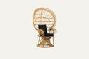 Queens Chair - peacock woven  *Includes Black cushion